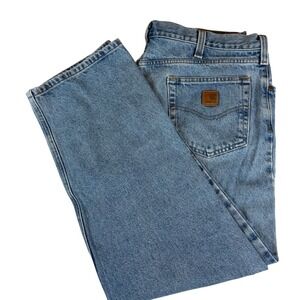 Carhartt Relaxed‎ Fit Jeans Mens 38x30 Light Wash Denim Workwear Pants